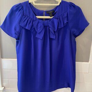 J. Crew Silk Bow Front Top | 4